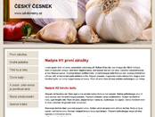 Šablona Garlic (Česnek)